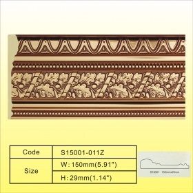 5.9inch Wide Big Wall Decorative Plastic Mouldings 