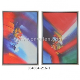 Polystyrene Wall Abstract Canvas Art Oil Painting Picture Frames 