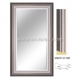 Modern Fashion Silver Decorative Wall  Bathroom Framed Mirrors 