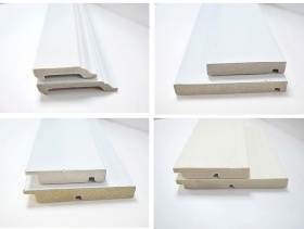 Factory Hotel White Skirting Board Profiles Moulding Baseboard 