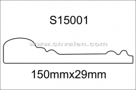 5.9inch Wide Big Wall Decorative Plastic Mouldings 