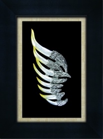 Resin Art in Shadow Box Display Case 