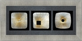 Three Art in One Picture Frame Shadow Box 