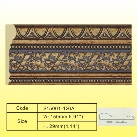 5.9inch Wide Big Wall Decorative Plastic Mouldings 