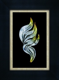 Resin Art in Shadow Box Display Case 