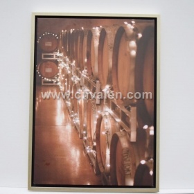 Polystyrene Wall Abstract Canvas Art Oil Painting Picture Frames 