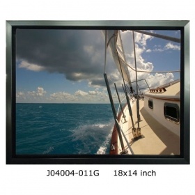 18X14INCH Black Frame Landscape Float Canvas Art Prints 