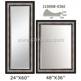 Wood Color Wall Plastic Full Length Mirror Frames 