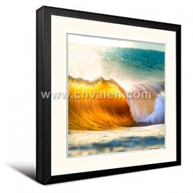Hotel Projact Black Frame Mounting Picture Frame With Mat 