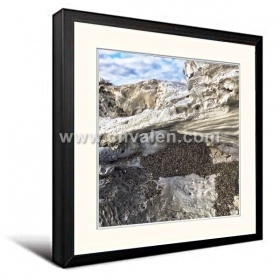 Hotel Projact Black Frame Mounting Picture Frame With Mat 