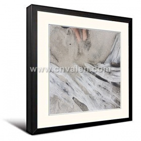 Hotel Projact Black Frame Mounting Picture Frame With Mat 