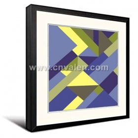 Hotel Projact Black Frame Mounting Picture Frame With Mat 