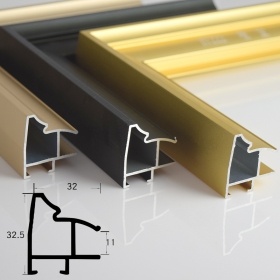 China Supplier Aluminum Frames Moulding for Paintings Photo Frame 