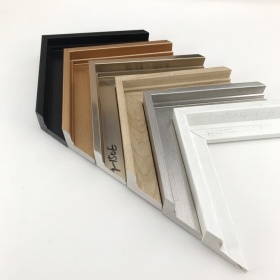 Plastic L Shape Picture Painting Floating Frame Mouldings For Canvas Framing 