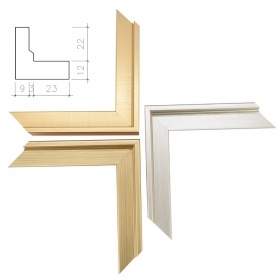 Plastic L Shape Picture Painting Floating Frame Mouldings For Canvas Framing 