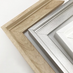 Plastic L Shape Picture Painting Floating Frame Mouldings For Canvas Framing 