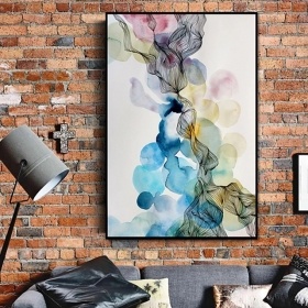 Hotel Project Artwork Painting on Canvas