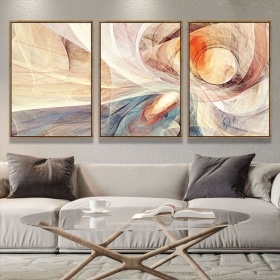 Custom Any Size Framed Float Canvas Art Prints Wall Paintings Hotel Project Artwork 