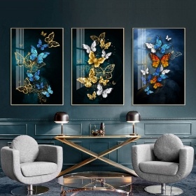 Custom Any Size Framed Float Canvas Art Prints Wall Paintings Hotel Project Artwork 