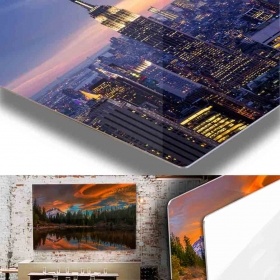 Wholesale Custom Prints Aluminum Wall Arts HD Photo Picture Aluminum Metal Prints for Home Decoration 