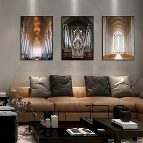 Custom Any Size Framed Float Canvas Art Prints Wall Paintings Hotel Project Artwork 